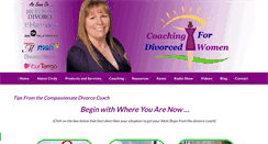 Desktop Screenshot of coachingfordivorcedwomen.com